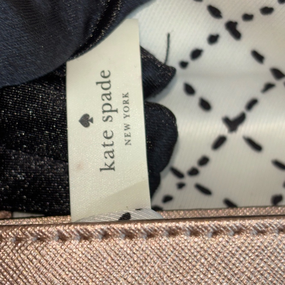 Kate Spade Elegant Metallic Leather Clutch - EUC - Picture 7 of 13
